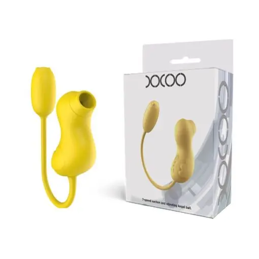 Vibrador con Succión Patico 